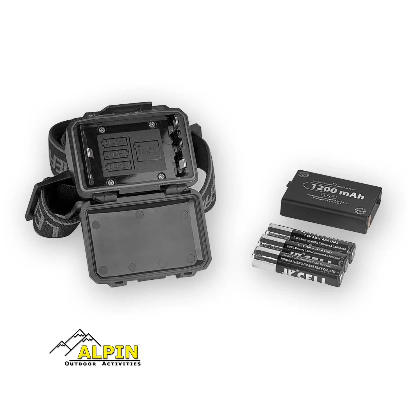 ΦΑΚΟΣ ΚΕΦΑΛΗΣ ALPIN HYBRID 420LM-UV ΚΟΚΚΙΝΟ - Darivianakis fishing Store