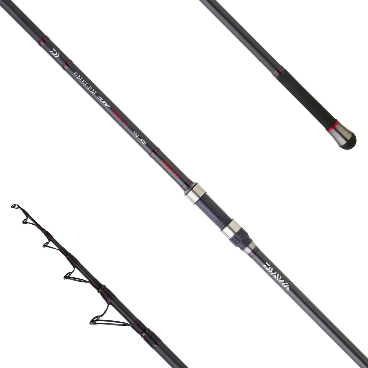 DAIWA EMBLEM SURF TYPE-R HYBRID TELE 120G L4.20M - Darivianakis fishing Store