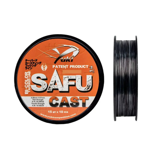 SHOCK LEADER TAPERED YUKI SAFU CAST SHOCK - Darivianakis fishing Store