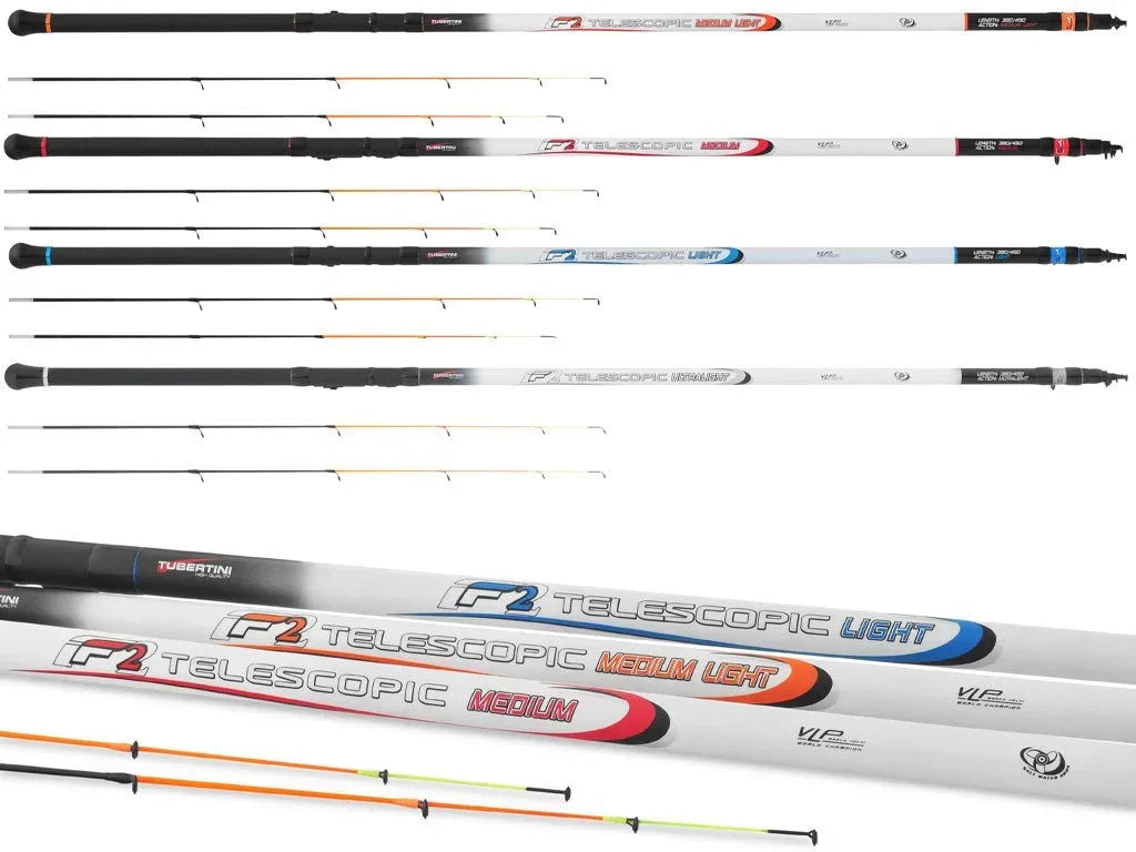 TUBERTINI F2 TELESCOPIC BOLENTINO LIGHT UP 120G L3.80-4.50M - Darivianakis fishing Store