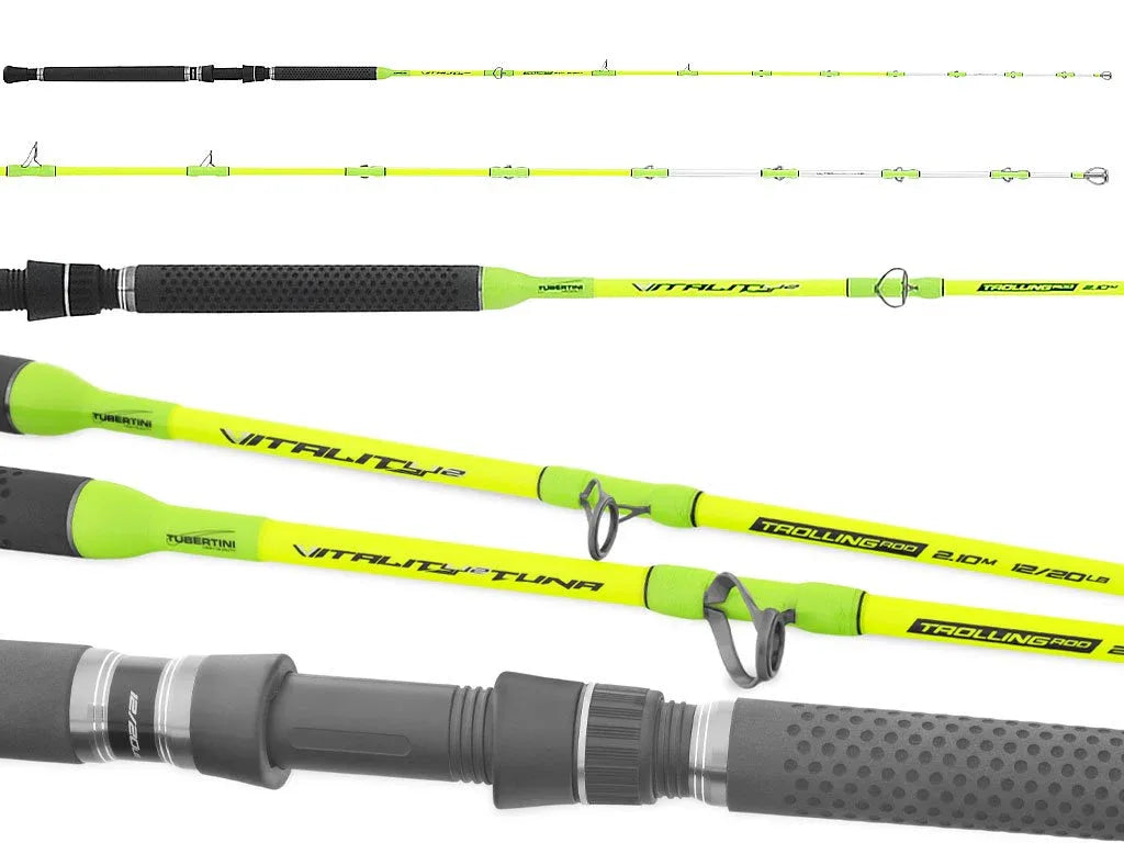 TUBERTINI VITALITY 2 TROLLING 20-30LB L2.10M - Darivianakis fishing Store