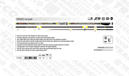 TRABUCCO VIRGO TK SURF 200G L4.20M - Darivianakis fishing Store