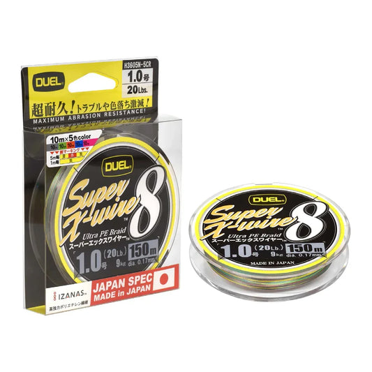 ΝΗΜΑ DUEL SUPER X-WIRE X8 MULTICOLOR - Darivianakis fishing Store