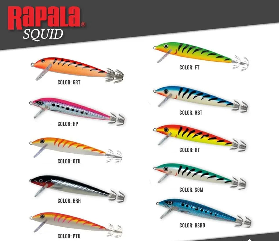 ΚΑΛΑΜΑΡΙΕΡΕΣ RAPALA SQ-11 HT (COUNTDOWN® SQUID) - Darivianakis fishing Store