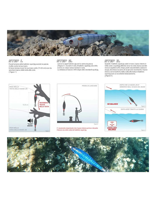 ΚΑΛΑΜΑΡΙΕΡΕΣ DTD BALLISTIC REAL FISH - Darivianakis fishing Store