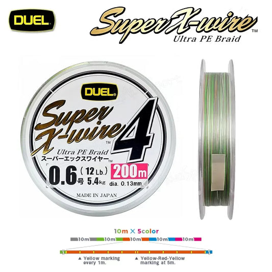 ΝΗΜΑ DUEL SUPER X-WIRE X4 MULTICOLOR - Darivianakis fishing Store