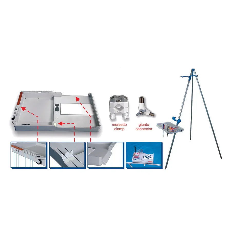 ΤΡΑΠΕΖΑΚΙ ΒΙΔΩΤΟ STONFO JOLY ART.568 - Darivianakis fishing Store