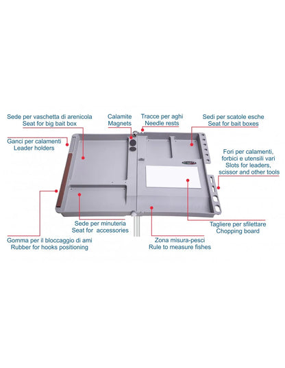 STONFO BAIT TRAY ΣΕΡΒΙΤΟΡΑ ΒΑΣΗ ΔΟΛΩΜΑΤΩΝ ART.529 - Darivianakis fishing Store