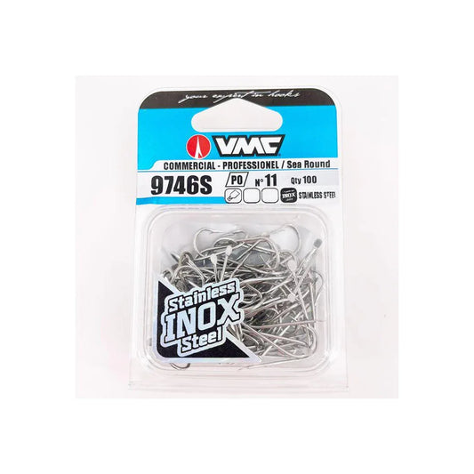 ΑΓΚΙΣΤΡΙΑ VMC SEA ROUND 9746S STAINLESS STEEL INOX - Darivianakis fishing Store