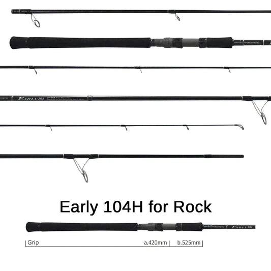 YAMAGA BLANKS EARLY 104H 15-60G PE1.0-3.0 L3.16M - Darivianakis fishing Store