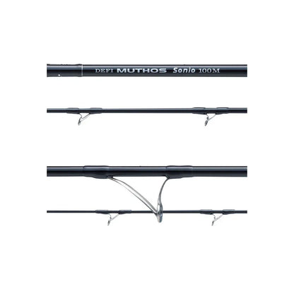 ZENAQ DEFI MUTHOS 100M SHORE JIGGING PE1-3 10-100G L3.05M - Darivianakis fishing Store