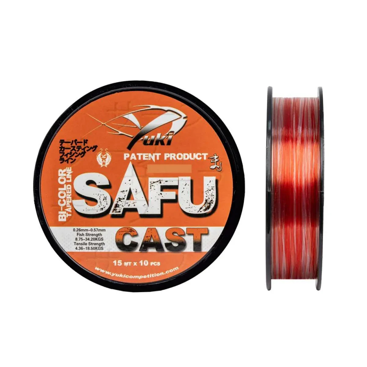 SHOCK LEADER TAPERED YUKI SAFU CAST SHOCK - Darivianakis fishing Store