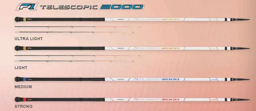TUBERTINI F1 TELESCOPIC LIGHT 150G L5.00M - Darivianakis fishing Store